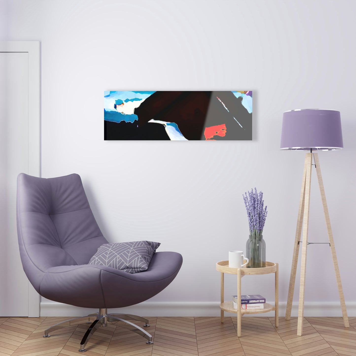 Acrylic Prints ... After An Intense Snow Storm ... 'Digging Out' ... A Vehicle & Cabin "In The Mountains" ... March 2023 ... Original Works ...