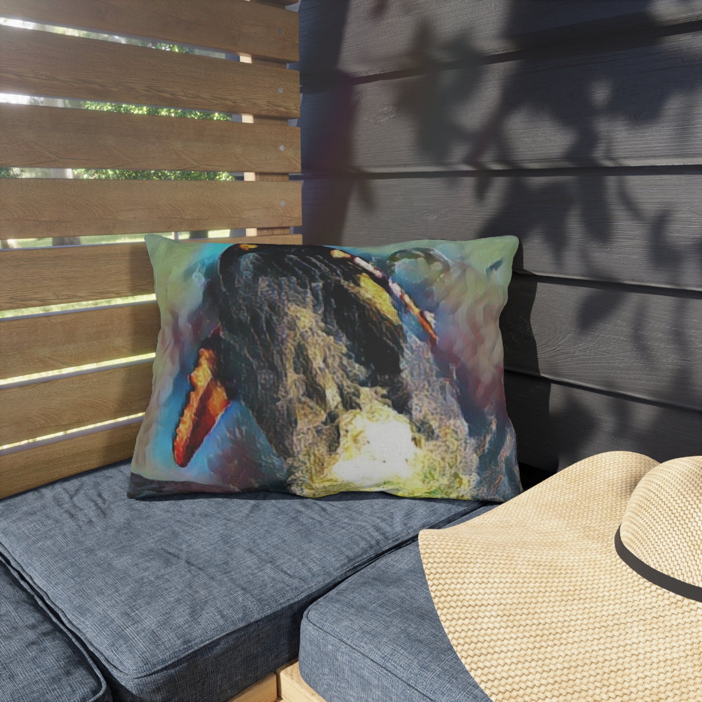 Outdoor Pillows ... An Extraordinary Humpback Breach ... 'With Explosive Energy' ... Family Archives (KPH) ... Circa: 21st Century. Maui, HI ... Original Works ...