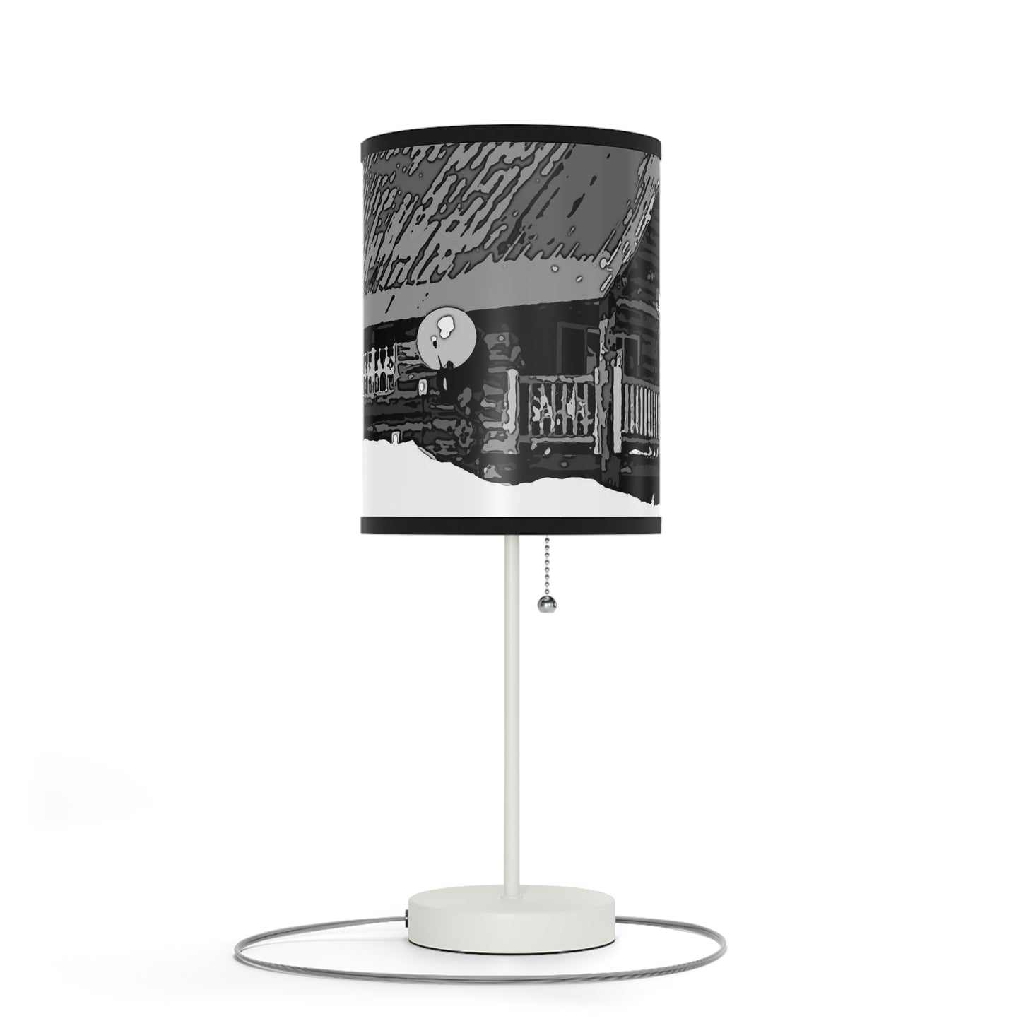 Lamp on a Stand, US|CA plug ... A Beautiful Lodge & Back-Country Outfitter In A Mountain Town ... 'Dixie, Idaho, November 2022' ... Original Works ...