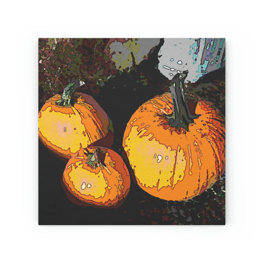 Wood Canvas ... Halloween - Pumpkins - 'Trick-Or-Treat' ... More Than A Season ... "Its A Feeling & Celebration Of Life" ...