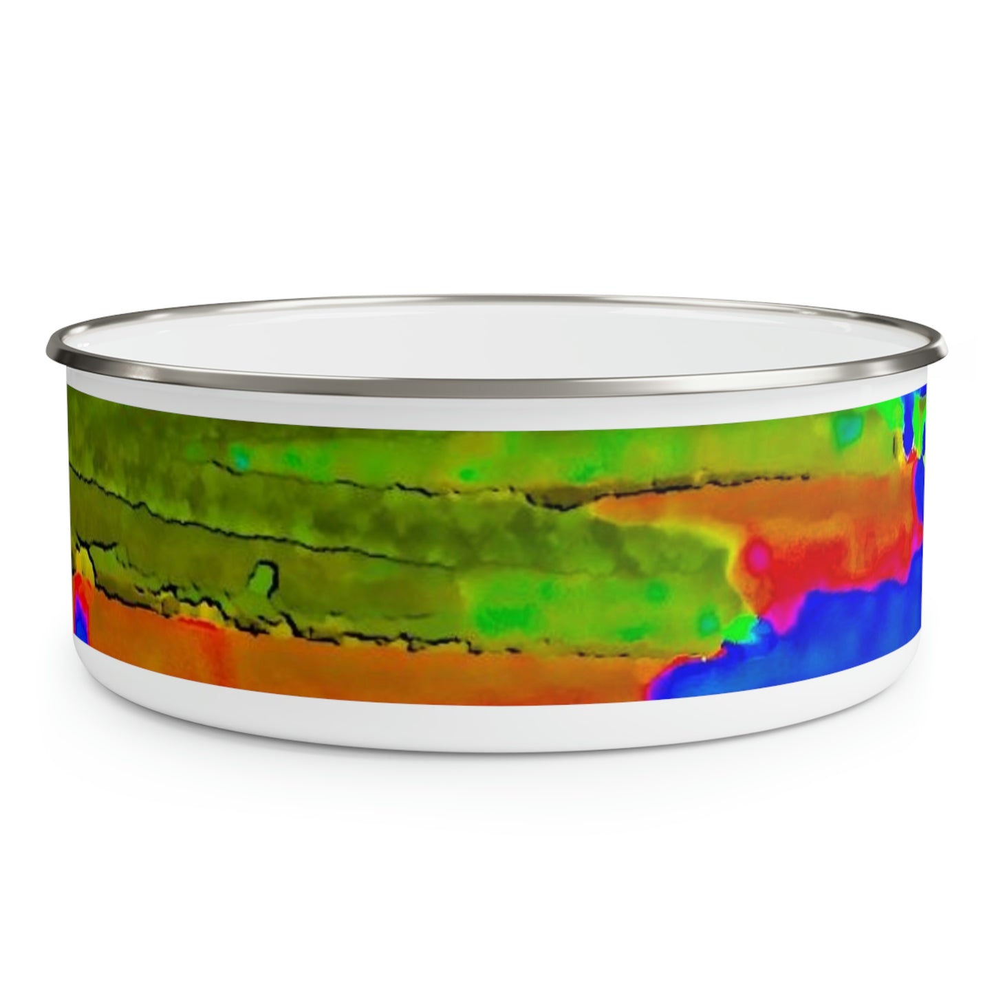 Enamel Bowl ..."Lombard Street San Francisco, CA, USA" ... Family Archives 1970's ... Original Works ...