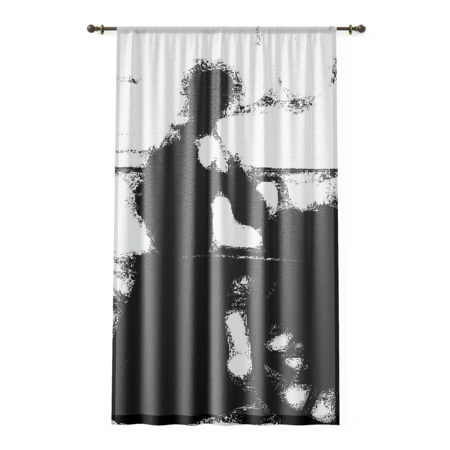 Window Curtain ... Dublin's "Molly Malone Along Grafton Street" ... Cryin' Cockels & Muscles Alive-Alive-Oh ... Circa 2003 ... Original Works ...