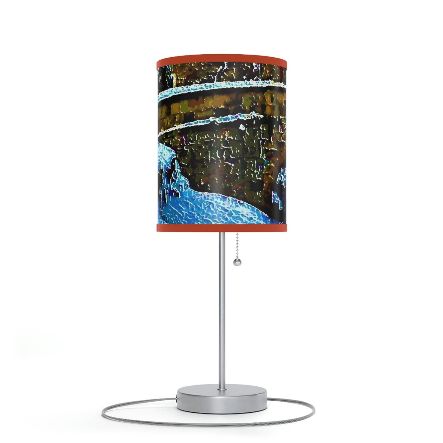 Lamp on a Stand, US|CA plug ... Walikng The Streets & Alleys ... 'Strolling The Canals ... '  ... Original Works  ...