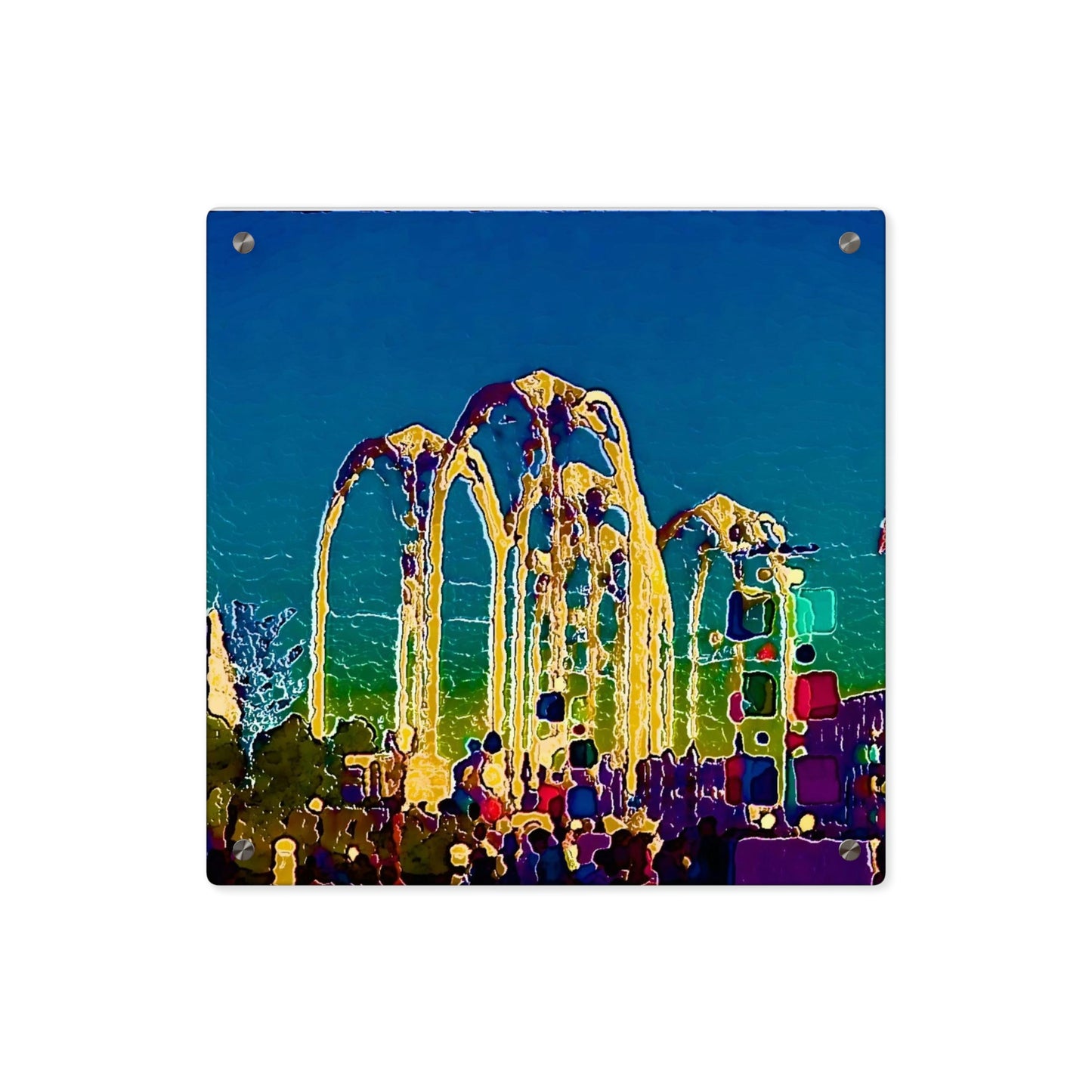 Acrylic Wall Art Panels ... "Arches 'Like-No-Other' ... " Seattle World's Fair: 1962. A Family Original ...