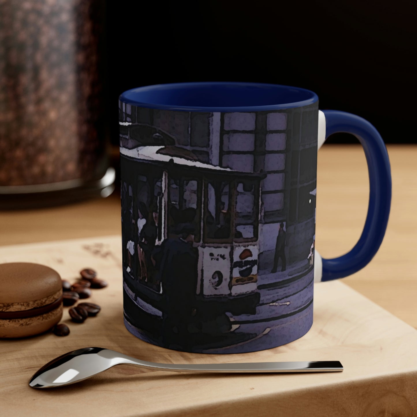 Accent Coffee Mug, 11oz ... San Francisco ... 'Rice-A-Roni-A-San Francisco Treat' ... "A Cable Car Classic" ... Family Archives: 1973 ... Original Works ...