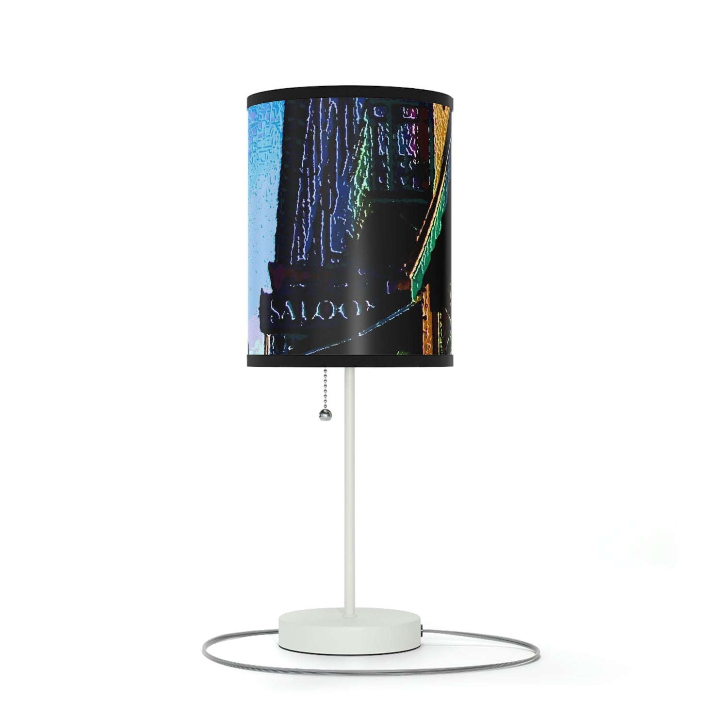Lamp on a Stand, US|CA plug ...  Pioneer Square & Smith Tower ... 'That World Famous View' ... Colleague Supplied Photo ... Original Works ...