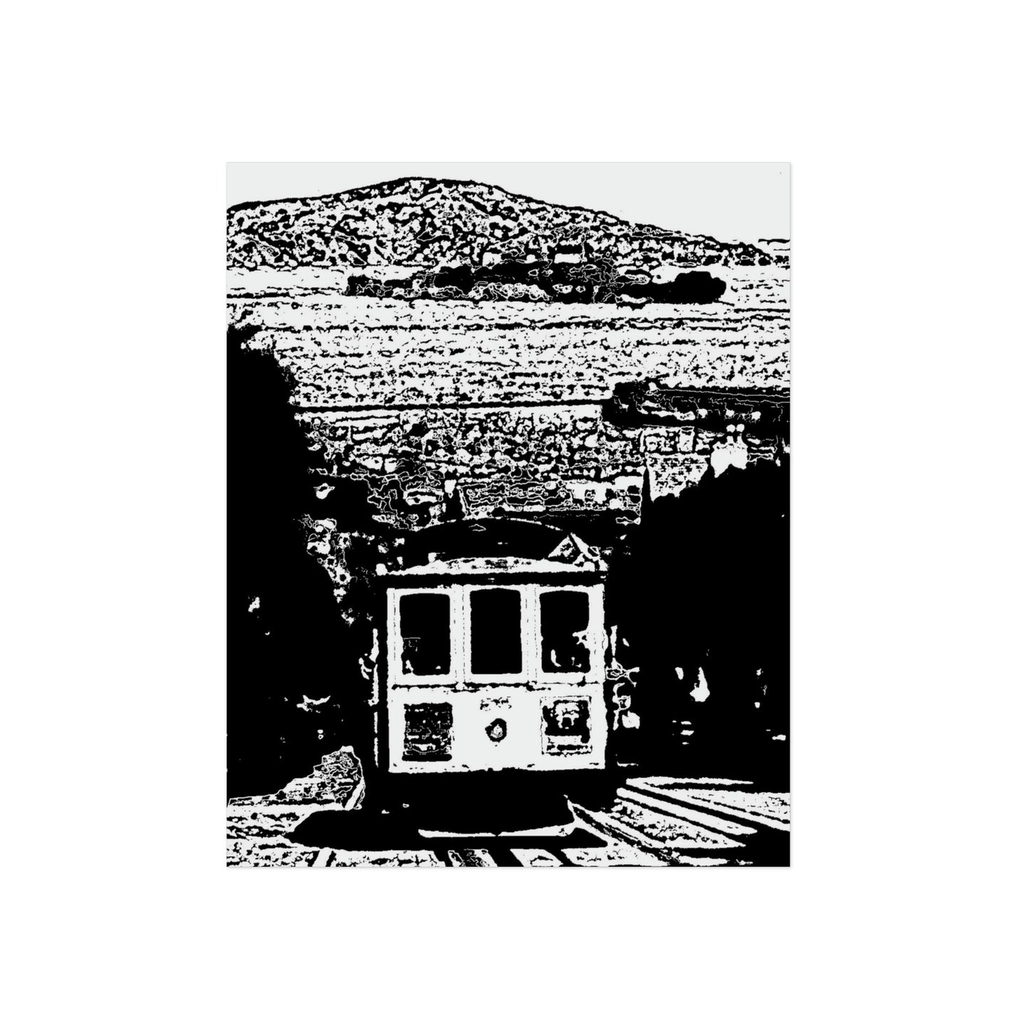 Aluminum Composite Panels ... San Francisco_2 ... 'A Rice-A-Roni-Treat' ... Family Archives ... Cable Car Descends Hill Towards Alcatraz Island ... Original Works ...