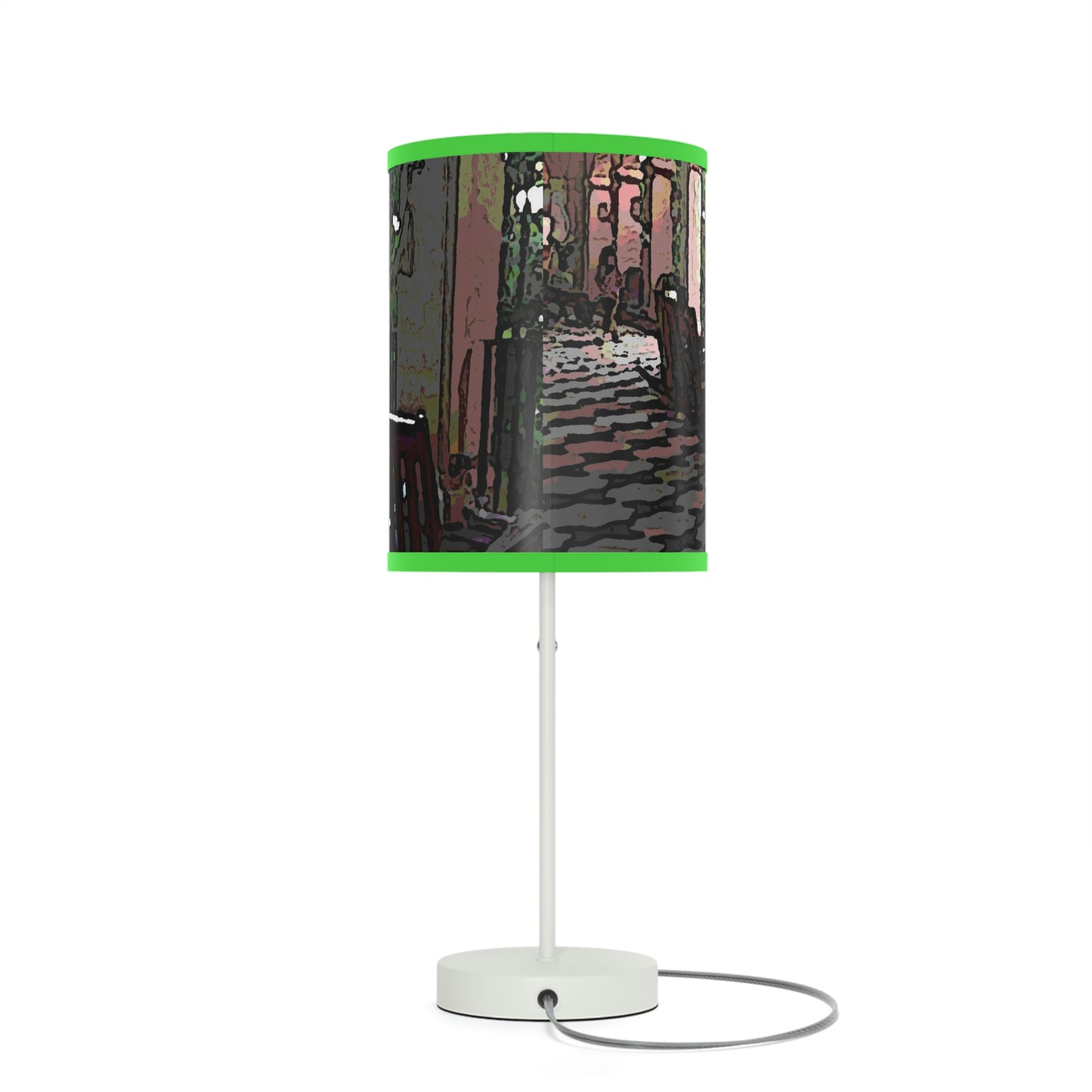 Lamp on a Stand, US|CA plug ...Lanai & Rocking Chairs At: 'The Pink Palace' ... The Royal Hawai'ian ... Honolulu, HI ... '27Oct2014' ... Original Works ...