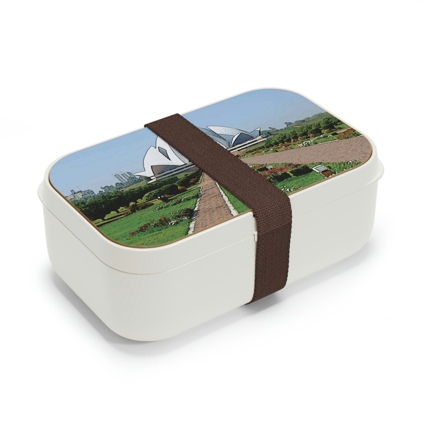 Bento Lunch Box ... 'Bahai'i House-Of-Worship' ... "Lotus Temple: Delhi, India, 2008" ... Original Works ...