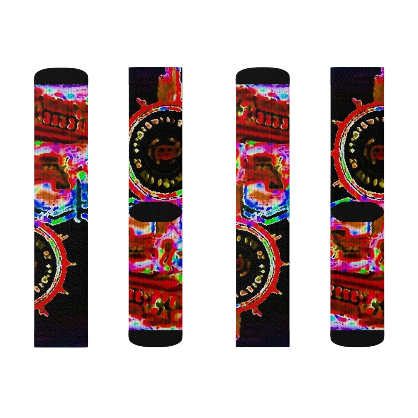 Sublimation Socks ... "No.9 Fishermen's Grotto - Fishermen's Wharf, SF, California" ... Family Archives: 1970's ... Original Works ...