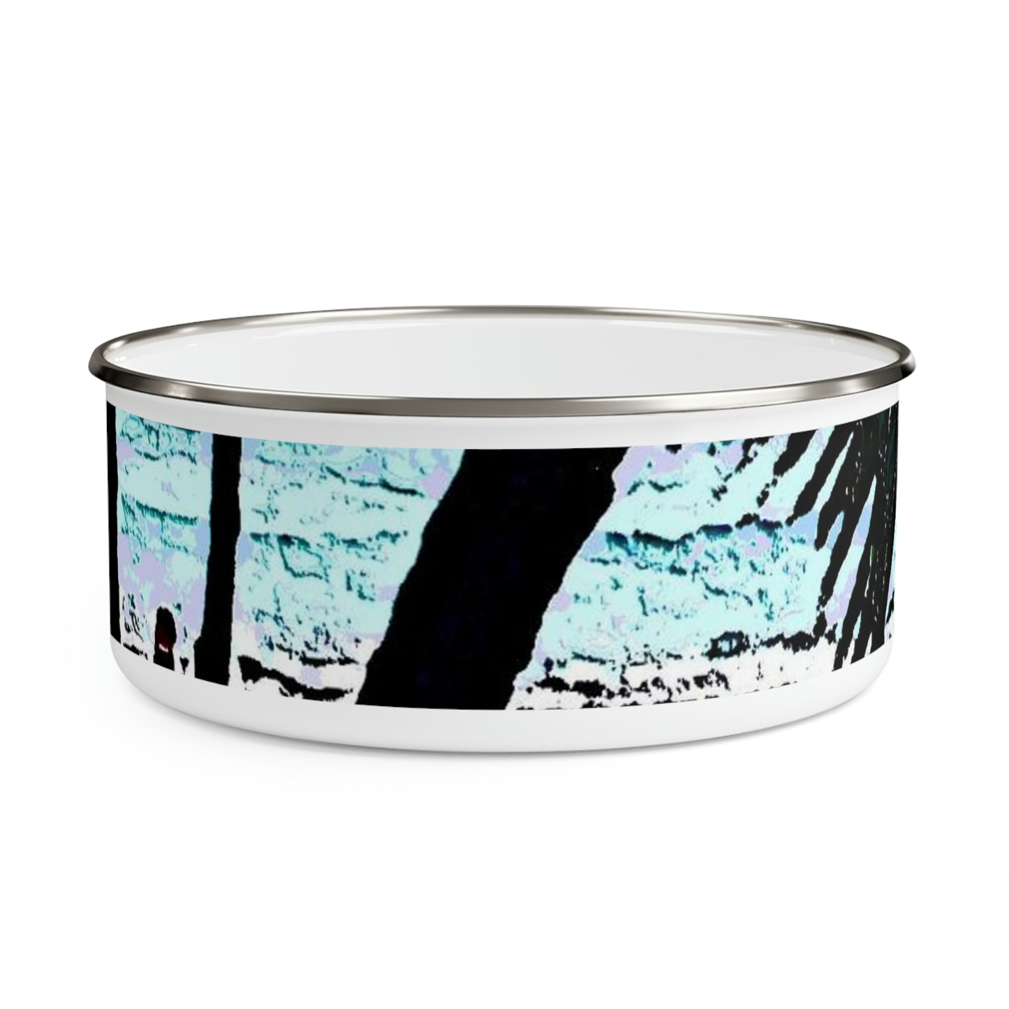 Enamel Bowl ... "A Beautiful Beach Amongst The Palms" ... The Outrigger Waikiki, Honolulu, Oahu ... Original Works ...