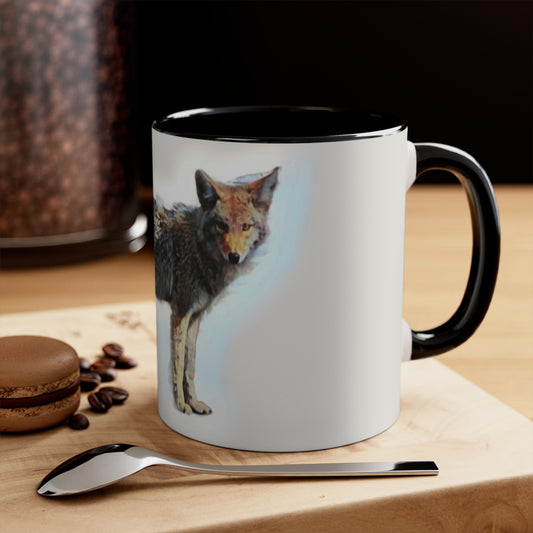 Accent Coffee Mug, 11oz ... Coyote ... "Yosemite Valley: Circa May23 ... KPH Base Photo" ... Original Works ...