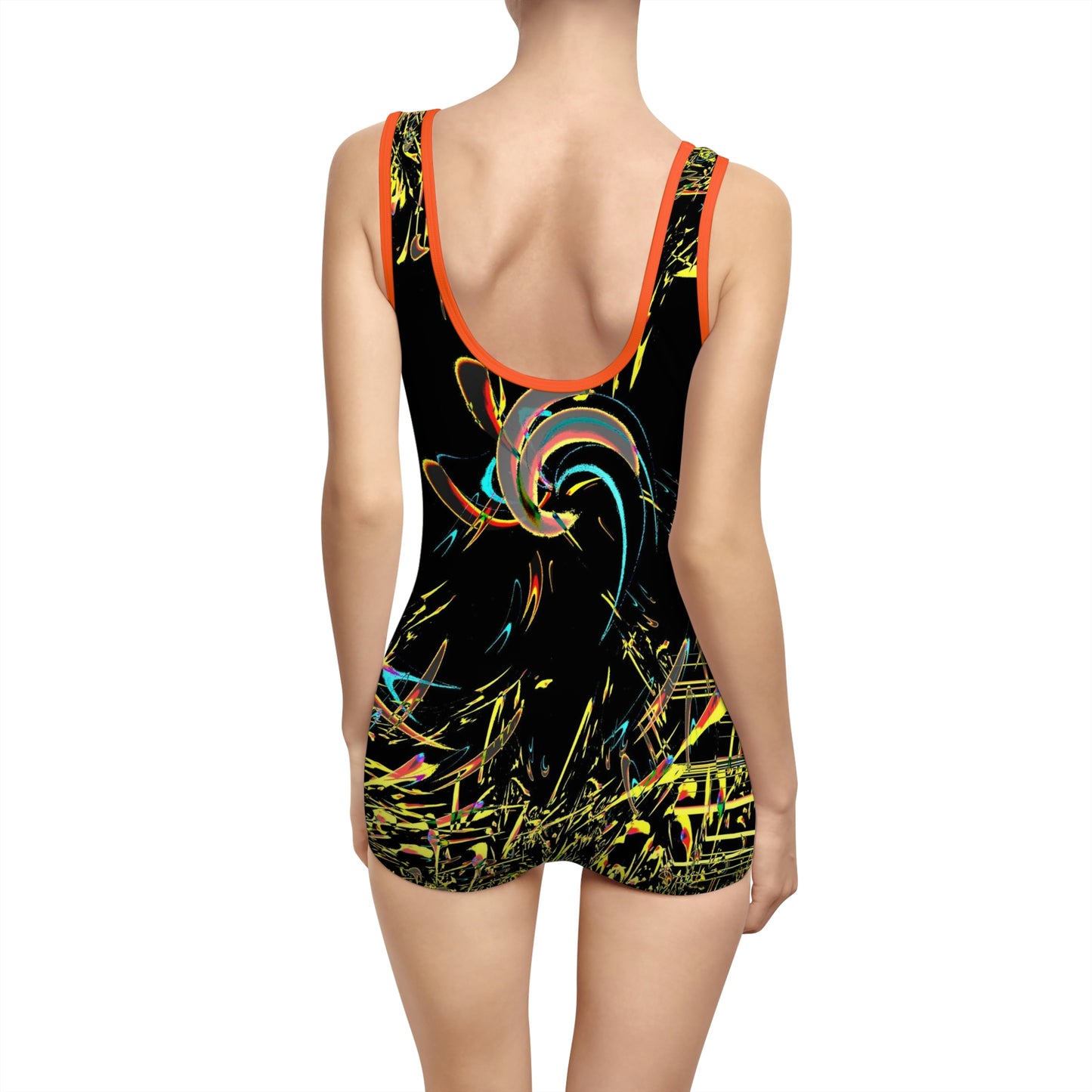 Women's Vintage Swimsuit ... "Waning Moon" ... Central Idaho ... October 2022 ... Rendering Time: 22 Hours ... Original Works ...