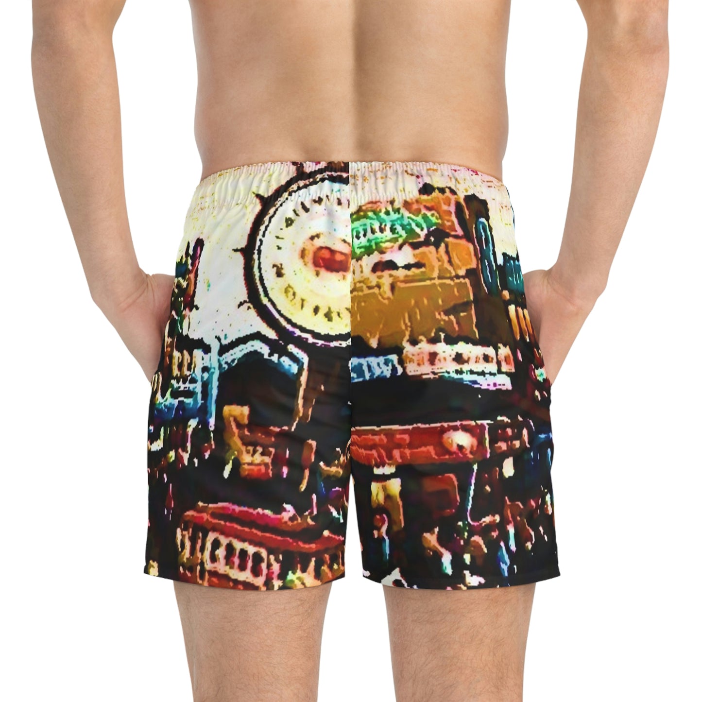 Swim Trunks ... "No.9 Fishermen's Grotto - Fishermen's Wharf, SF, California" ... Family Archives: 1970's ... Original Works ...