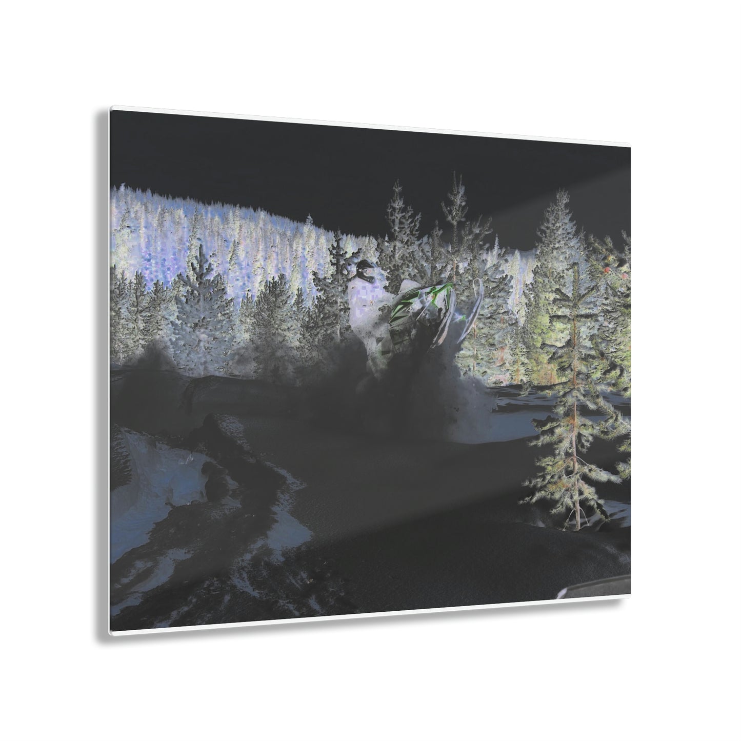 Acrylic Prints ... "No Time 'Like-Air-Time' ..." ... A True Master At His Craft ... December 2022, Rhett Creek, Idaho ... Original Works ...