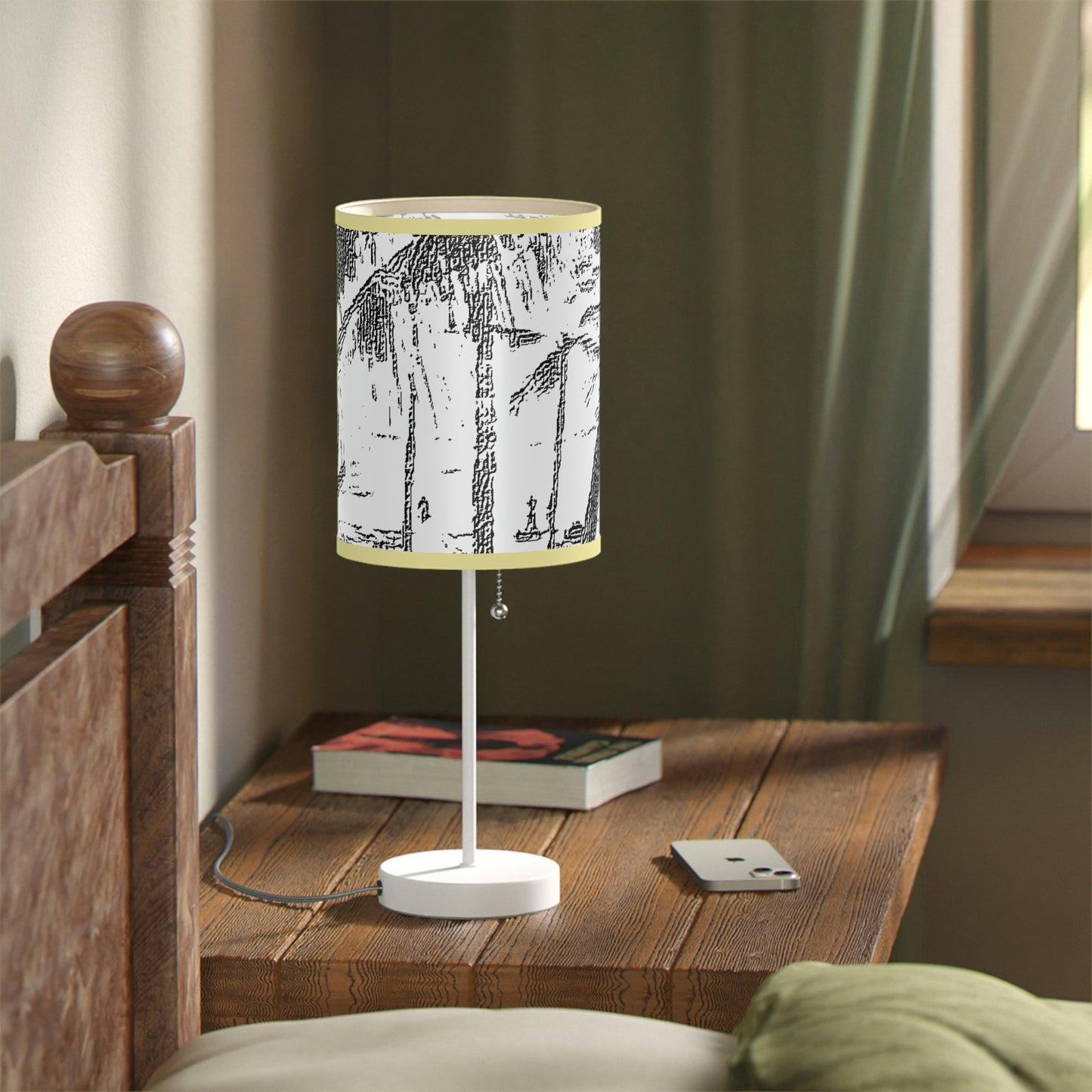 Lamp on a Stand, US|CA plug ... "The Royal Hawai'ian: Waikiki Beach_Beach" ... Honolulu, HI ... Ocotber 2014 (Halloween) ... Original Works ...