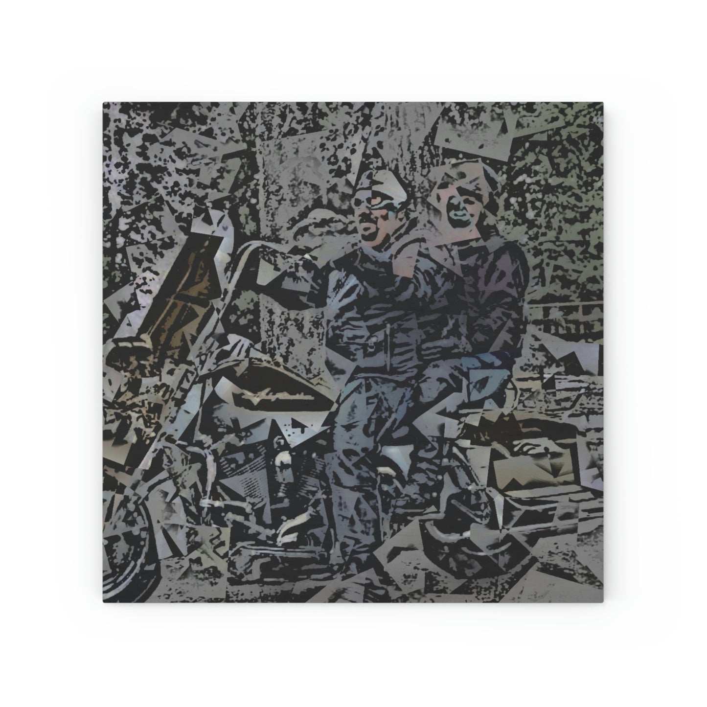 Wood Canvas ... The Open Road Beckons ... "Harley 'D' Yearnings ..."  Original Works ...