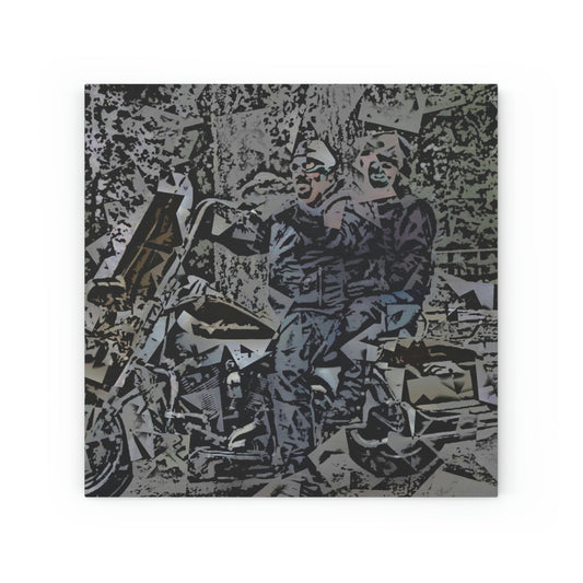 Wood Canvas ... The Open Road Beckons ... "Harley 'D' Yearnings ..."  Original Works ...