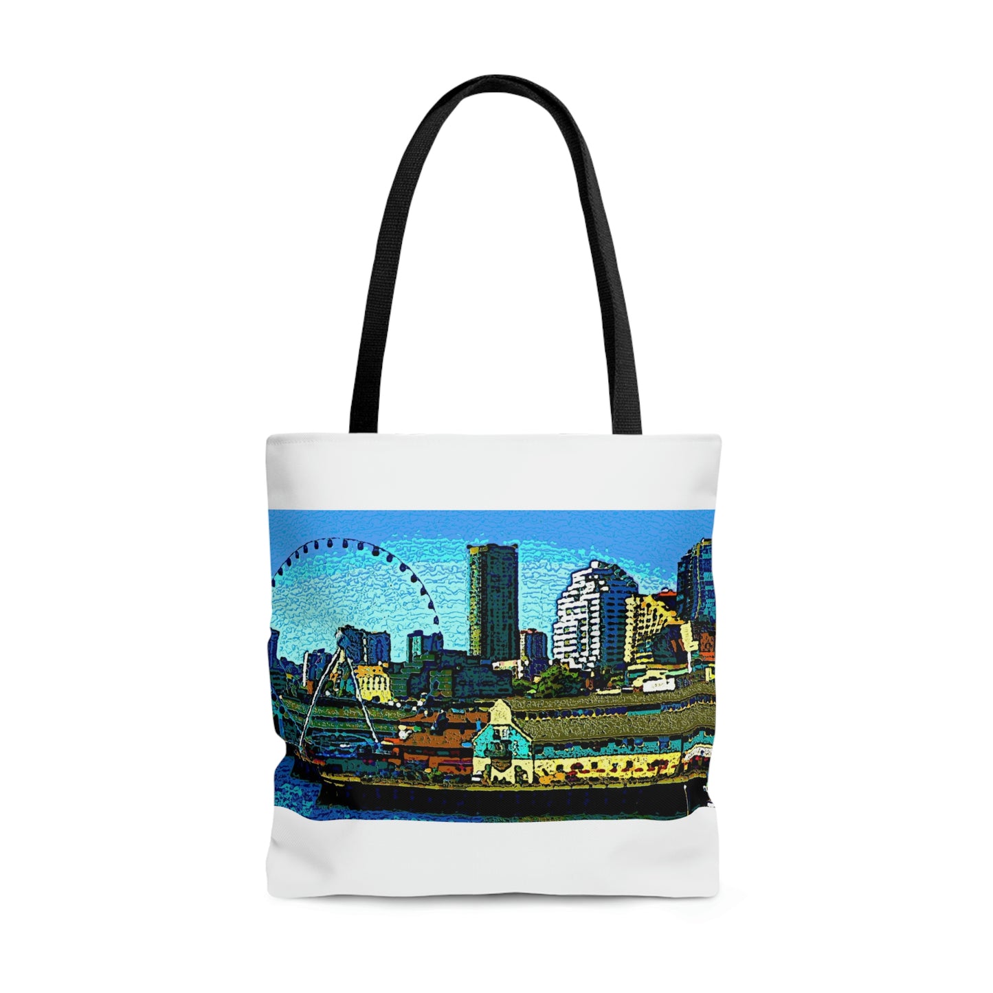 AOP Tote Bag ... That Classic Wheel ... 'Seattle's Wheel' ... & An Old Classic Waterside Vendors ...  'Family Archives' ... Original Works ...
