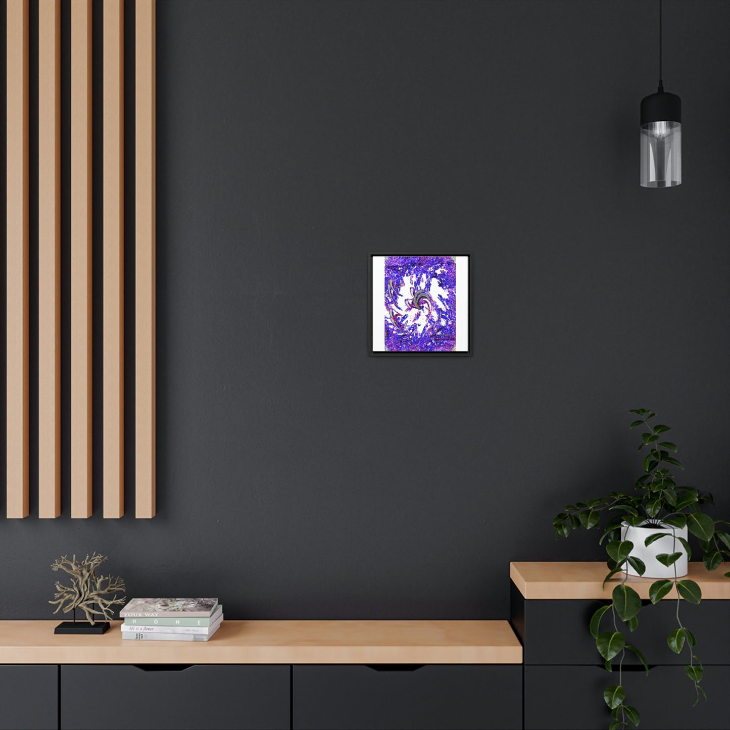 Gallery Canvas Wraps, Square Frame ... "Waning Moon" ... Central Idaho ... October 2022 ... Rendering Time: 22 Hours ... Original Works ...