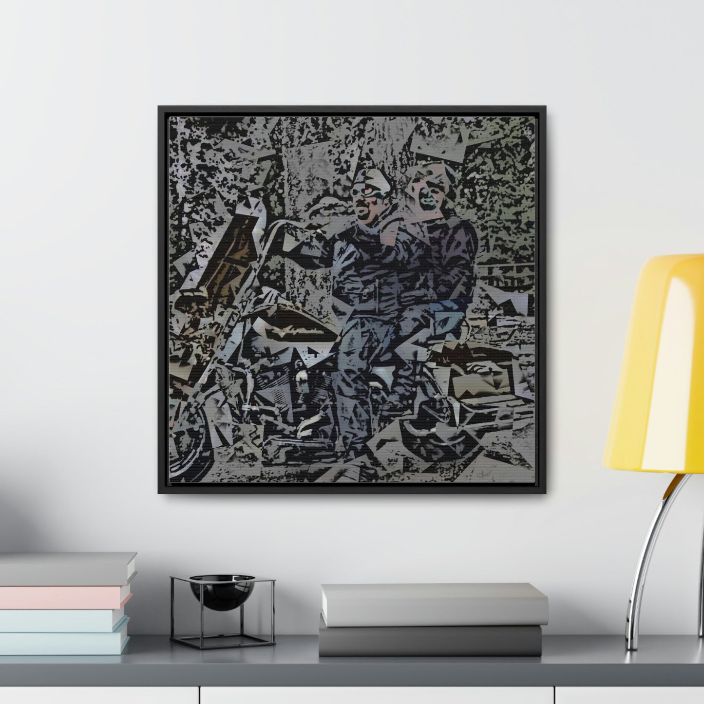 Gallery Canvas Wraps, Square Frame ... The Open Road Beckons ... "Harley 'D' Yearnings ..."  Original Works ...