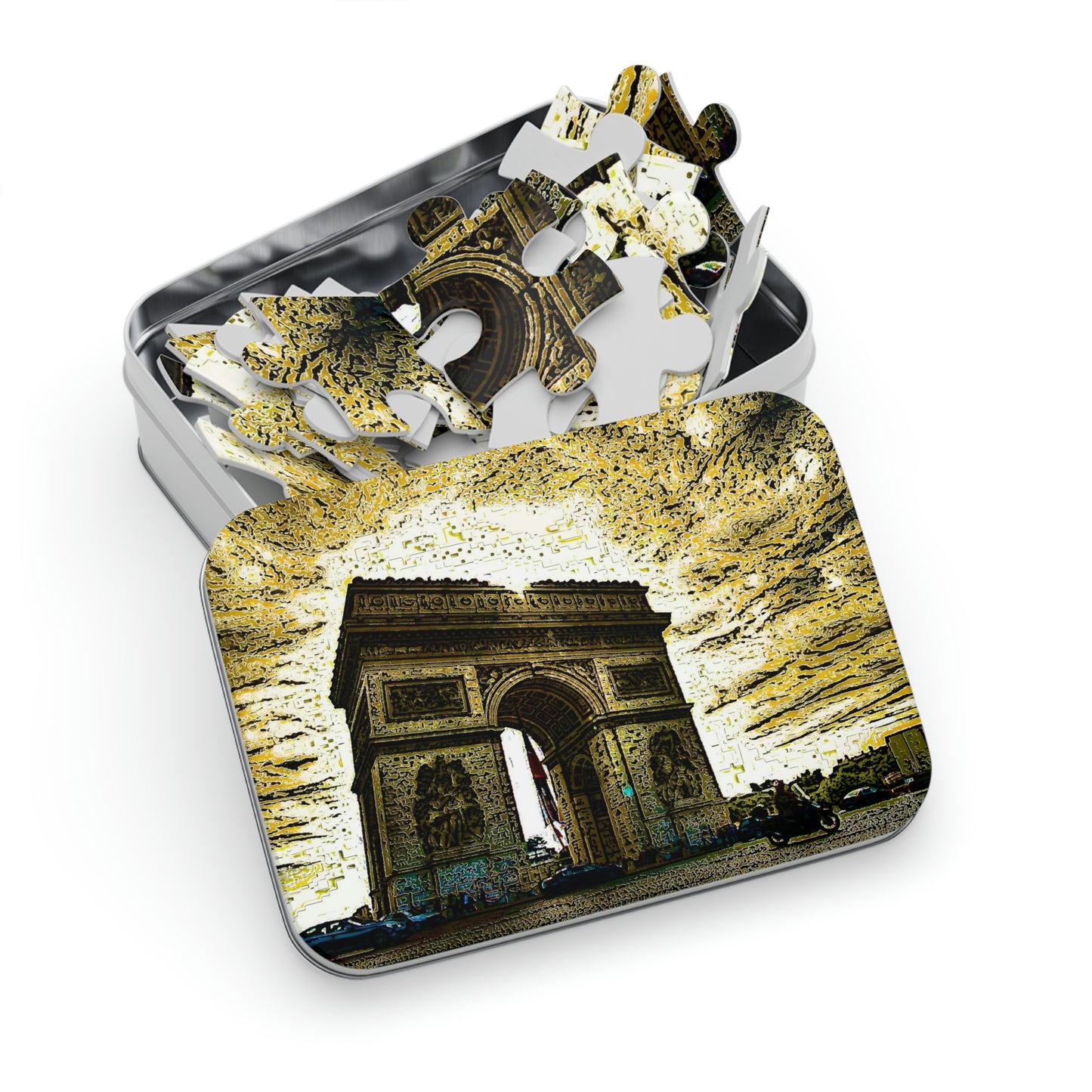 Jigsaw Puzzle (30, 110, 252, 500,1000-Piece) ...  L'Arc de Triomphe ... 'Barbara Joan Bonnell-Holt Photo' ... Circa 1972 ... Oringinal Works ...