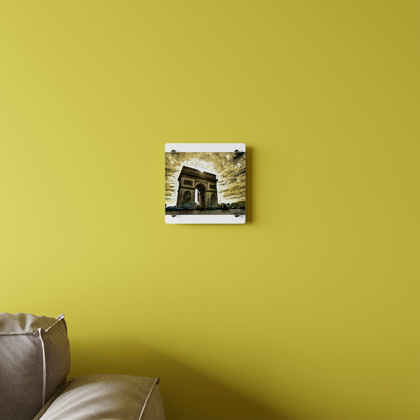 Acrylic Wall Art Panels ...  L'Arc de Triomphe ... 'Barbara Joan Bonnell-Holt Photo' ... Circa 1972 ... Oringinal Works ...