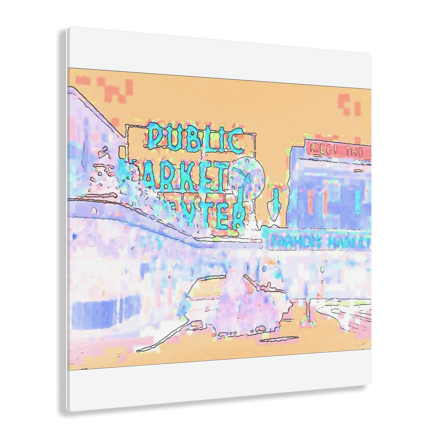 Acrylic Prints ... "Seattle's PPM: Pike-Place-Market" ... I Remember That Day ... The Photo Shoot ... 'It Was Snowing' ... Original Works ...