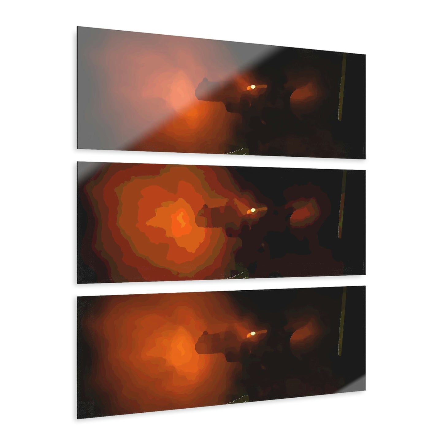 Acrylic Prints (Triptych) ... Ruger .357 Magnum Early-Morning-Target-Practice ... 'Circa April 2022' ... Original Works ...