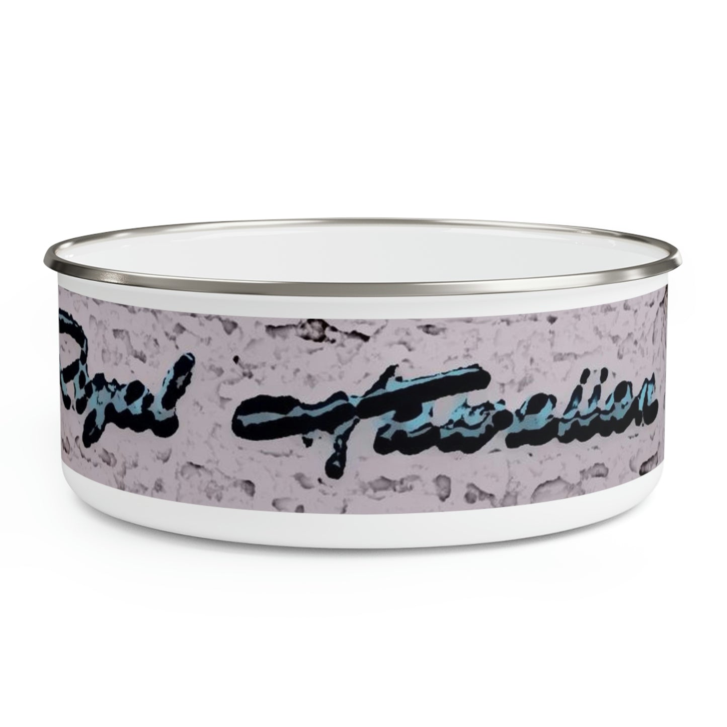 Enamel Bowl ...  "La Grande Entree" At: 'The Pink Palace' ... The Royal Hawai'ian ... Honolulu, HI ... '27Oct2014' ... Original Works ...