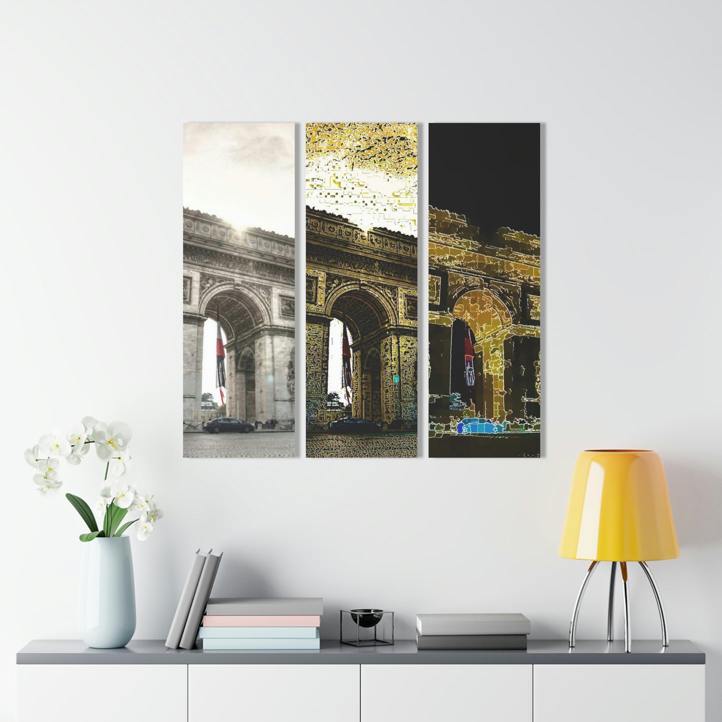 Acrylic Prints (Triptych) ...  L'Arc de Triomphe ... 'Barbara Joan Bonnell-Holt Photo' ... Circa 1972 ... Oringinal Works ...