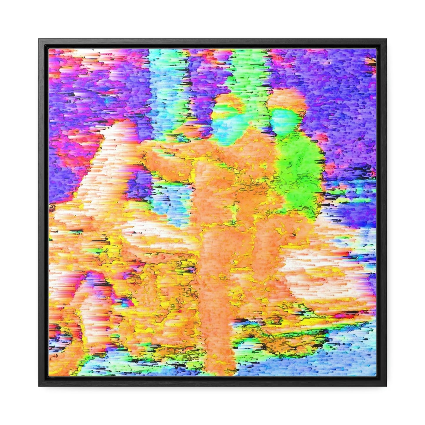 Gallery Canvas Wraps, Square Frame ...  "And 'I' Left His Dead A_s There By The Side-of-The-Road" ... Original Works ... (Grateful Dead: Me-And-My-Uncle)