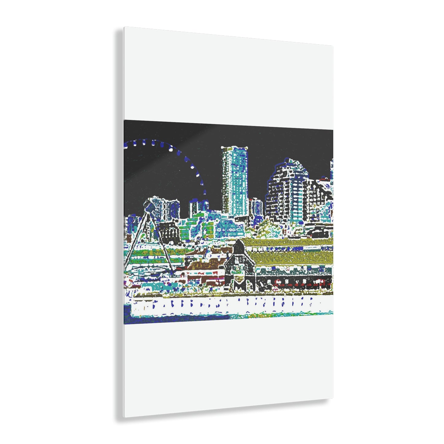 Acrylic Prints ... That Classic Wheel ... 'Seattle's Wheel' ... & An Old Classic Waterside Vendors ...  'Family Archives' ... Original Works ...