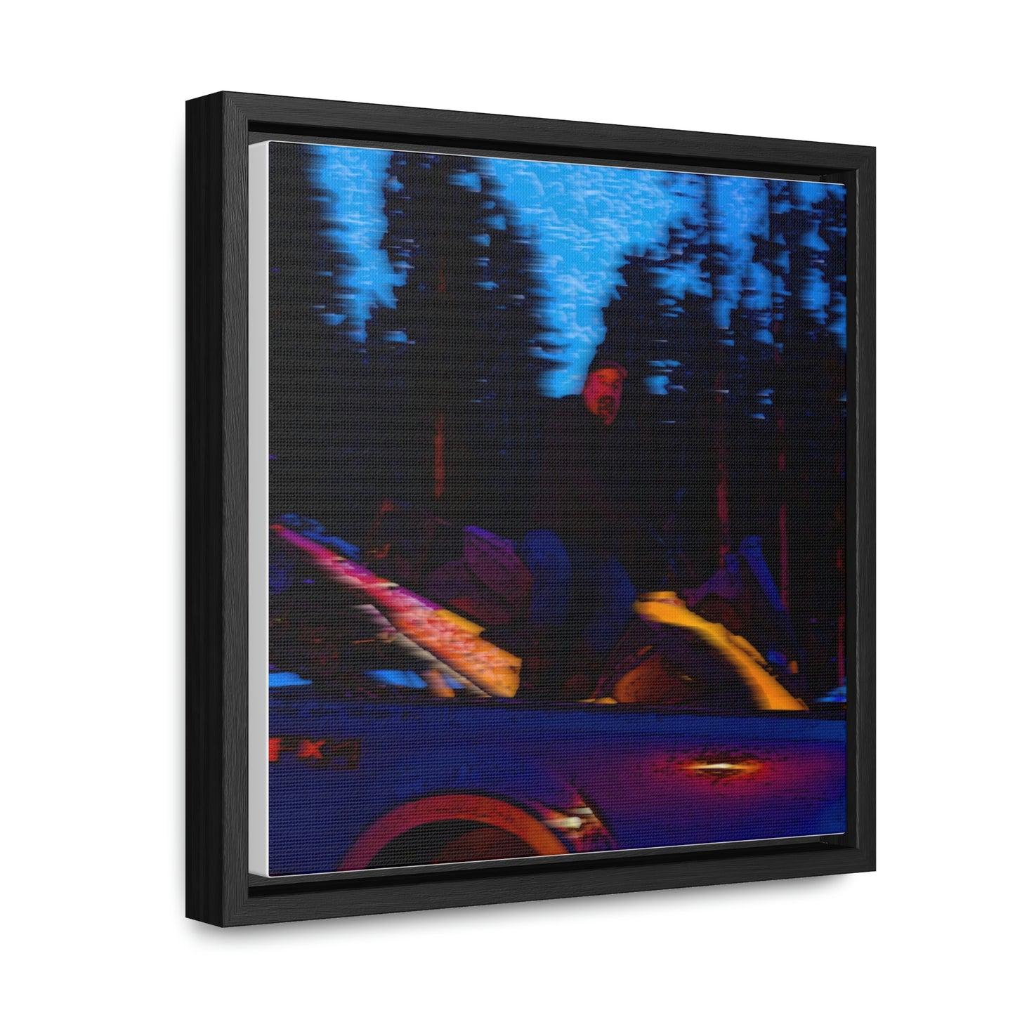 Gallery Canvas Wraps, Square Frame ... Two Modes Of Winter Transportation ... "Which One To Drive Next?" ... Choices-Choices-Choices ... Circa 4Jan23 ... Original Works ...
