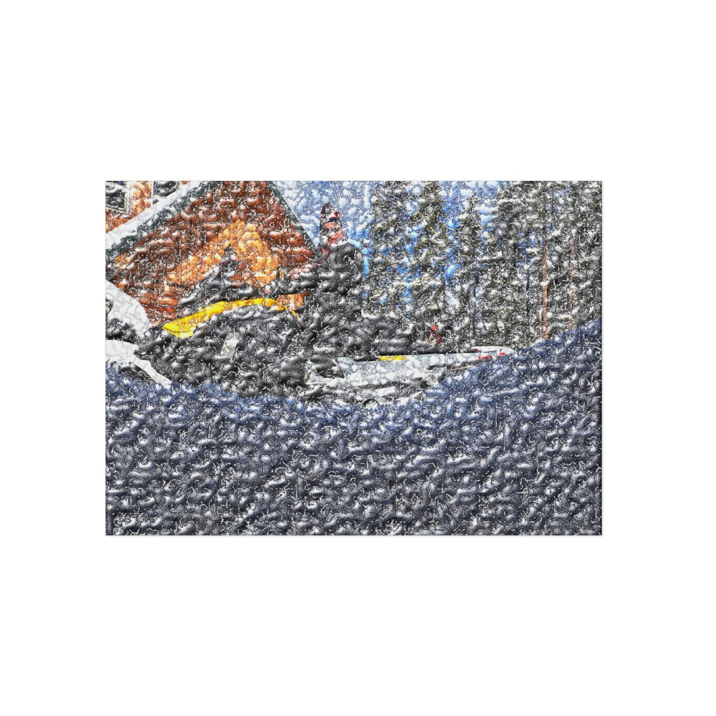 Aluminum Composite Panels ... "Packing After The Storm" ... Circa 3Apr23 ... Rhett Creek, Idaho, USA ... Original Works ...