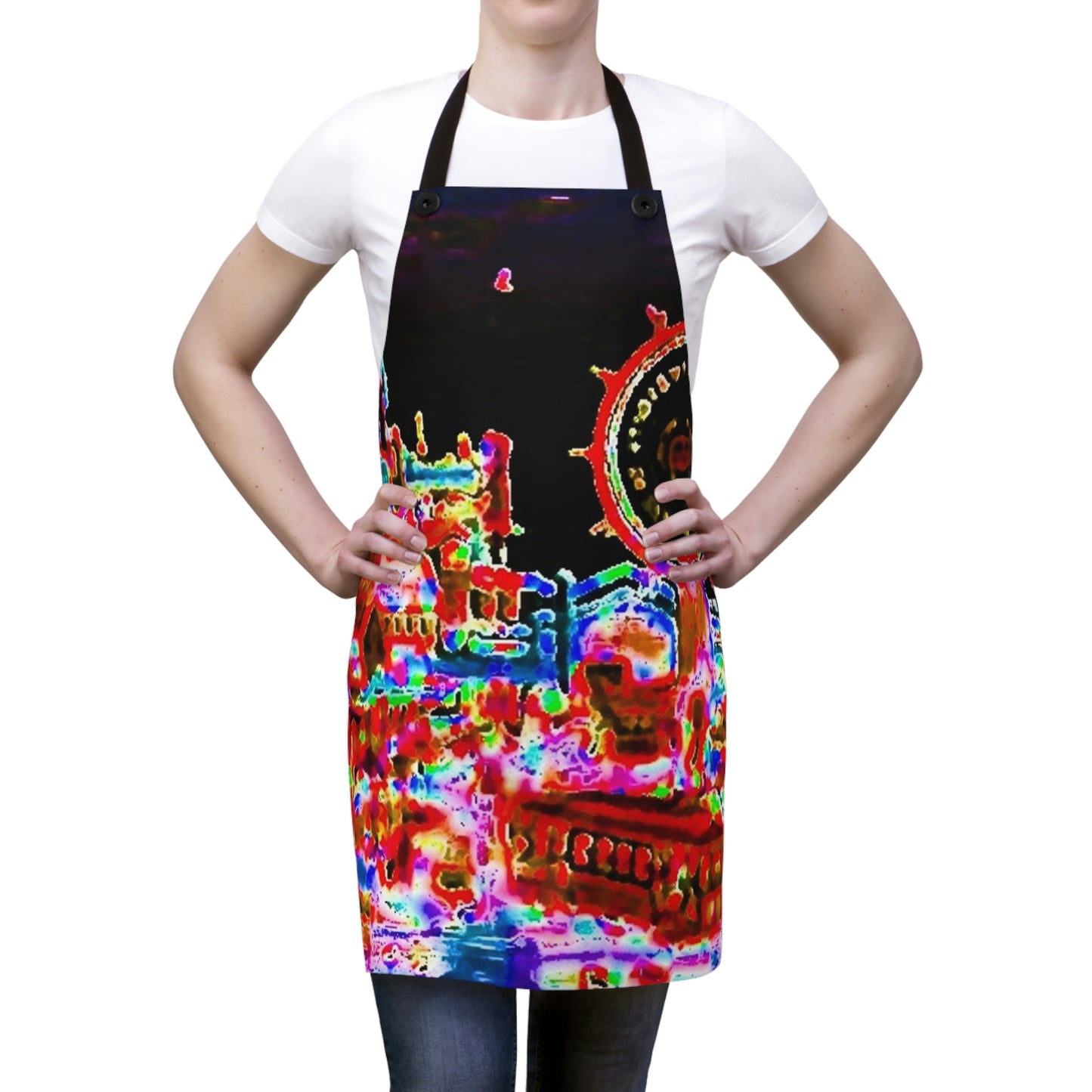 Apron ... "No.9 Fishermen's Grotto - Fishermen's Wharf, SF, California" ... Family Archives: 1970's ... Original Works ...