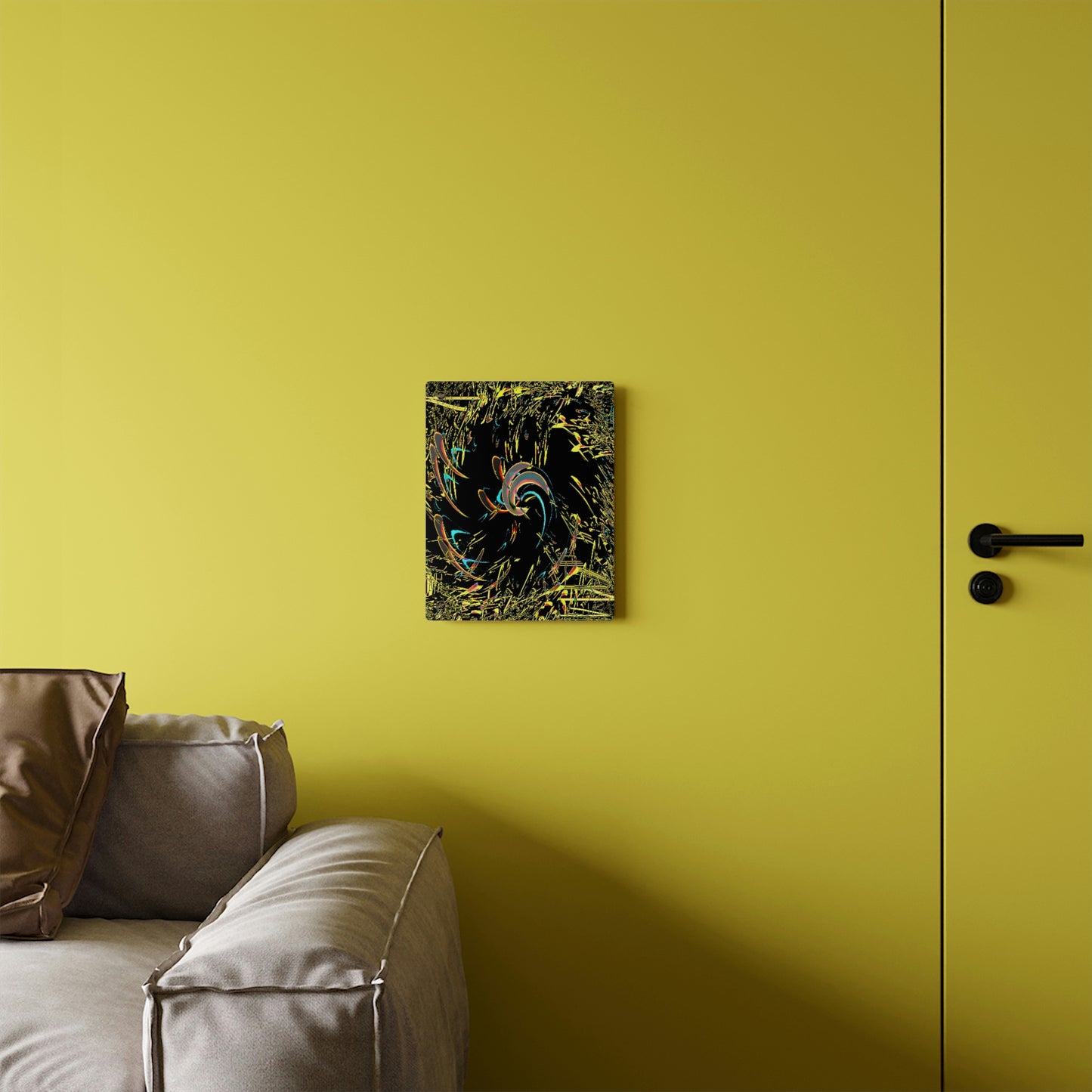 Acrylic Wall Art Panels ... "Waning Moon" ... Central Idaho ... October 2022 ... Rendering Time: 22 Hours ... Original Works ...