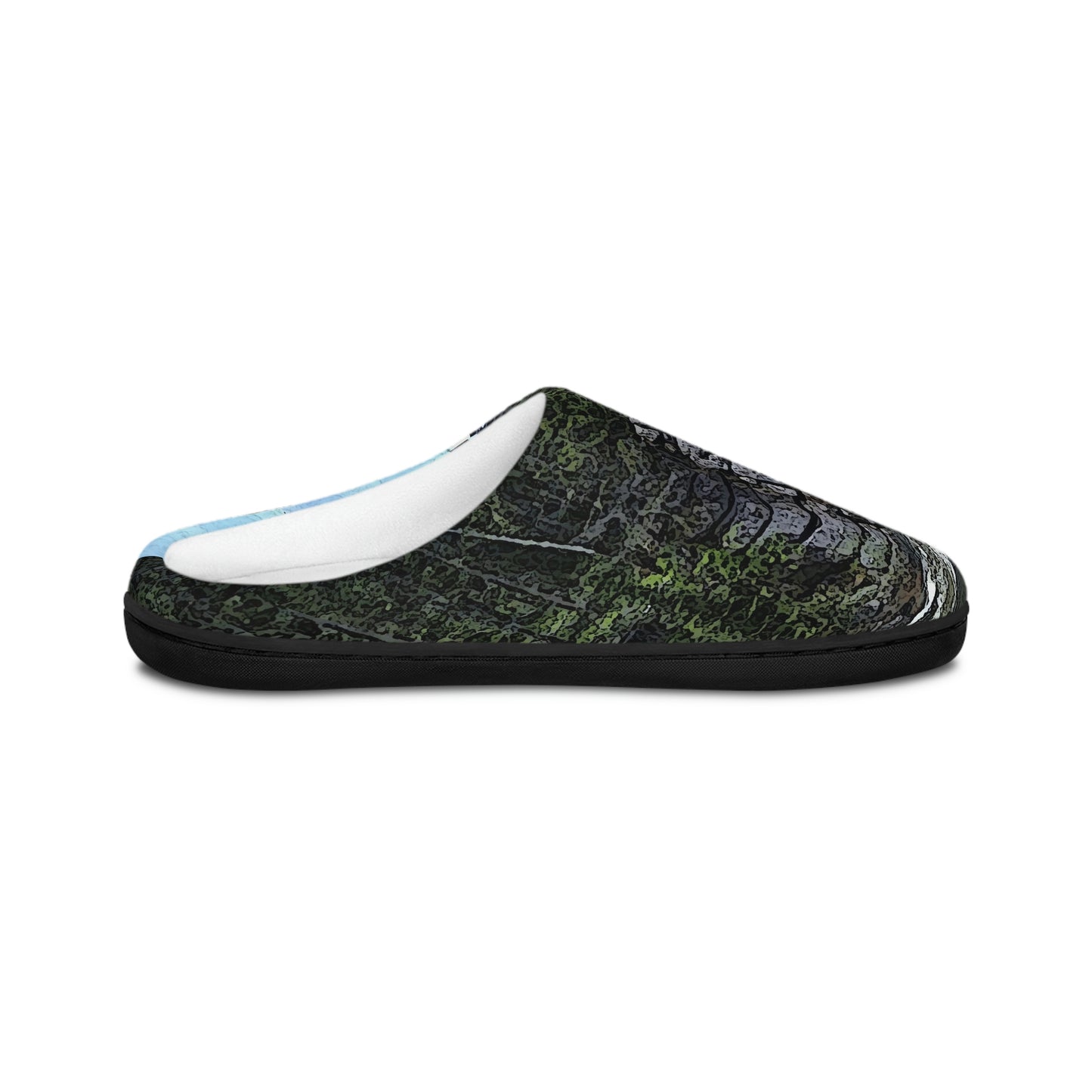 Men's Indoor Slippers ..."I Am Innocent" ... Tricky-Dick Immortalized ... Nixon Rock: Along The River ... Central Idaho, Summer 2020 ... Original Works ...