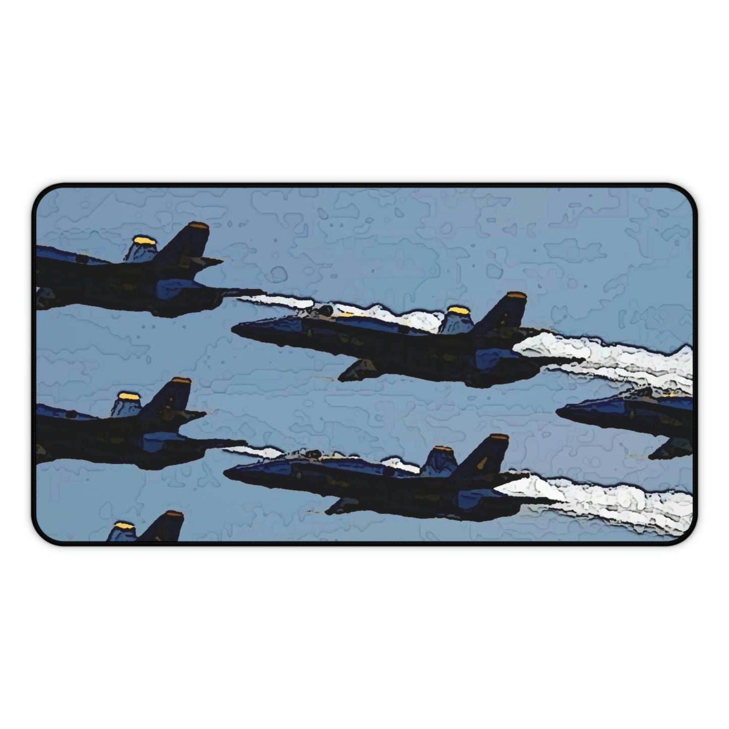 Desk Mat ...  Seattle Seafair ..."Blue Angels Run Over Lake Washington" ... Circa Mid 1980's ... Dr FJ Holt ... Original Works ...