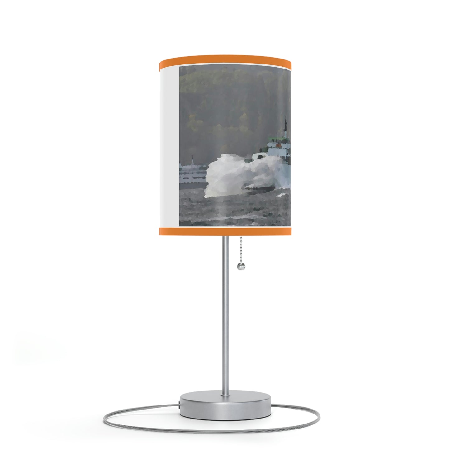 Lamp on a Stand, US|CA plug ... WADOT Ferry Crossing ... "A Very Rough Day" ... Mulkiteo Route ... Family Archives ... Early 1990's' ... Original Works ...