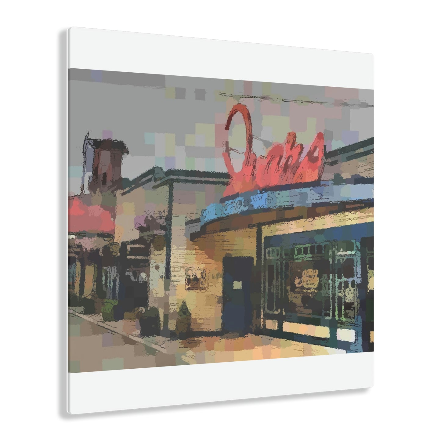 Acrylic Prints ... In-A-Hurry & Stressed? ... Remember: Keep "Clam" ... Clam_Happy ...  'Ivars: Seattle Waterfront' ... Personal Archives ... Original Works ...