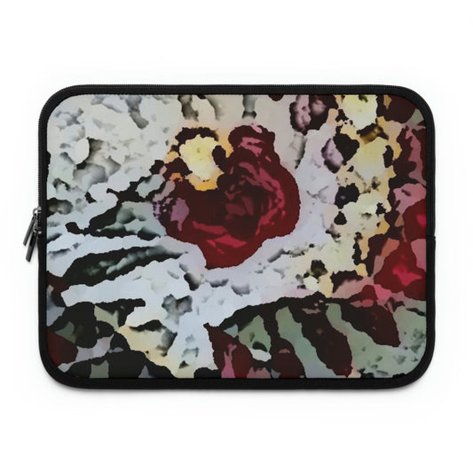 Laptop Sleeve ... "A Friendly Flower" ... Pointsettia 'Pointing' ... Original Works ... (Supplied Photograph) ...