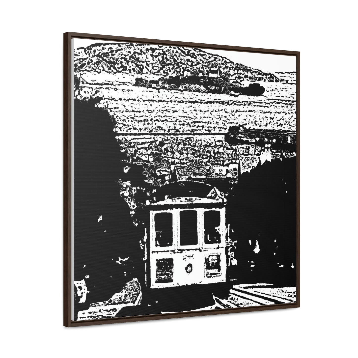Gallery Canvas Wraps, Square Frame /// San Francisco ... 'A Rice-A-Roni-A-San Francisco Treat' ... "A Cable Car Classic" ... Family Archives: 1973 ... Original Works ...
