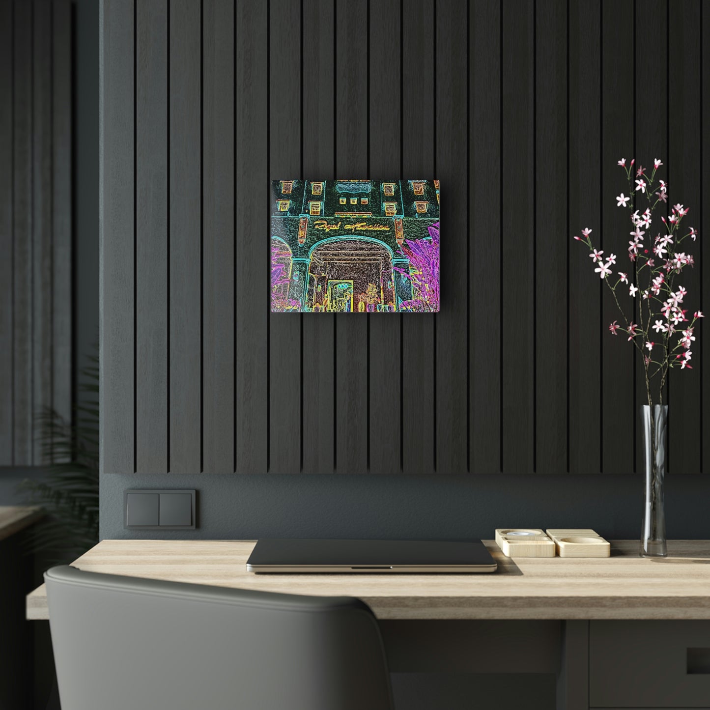 Acrylic Prints ...  "La Grande Entree" At: 'The Pink Palace' ... The Royal Hawai'ian ... Honolulu, HI ... '27Oct2014' ... Original Works ...