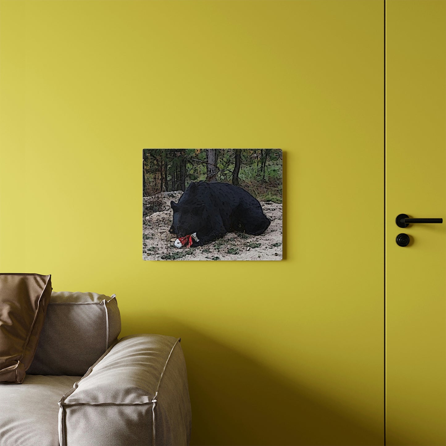 Acrylic Wall Art Panels ... RCY: "Rhett Creek Yogi ... '500 Lbs Of Autumn Season Hunger' ..."  ... September 2022 ... Central Idaho ... Original Works ...