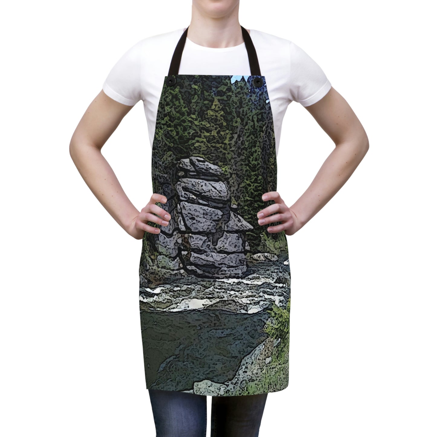Apron ..."I Am Innocent" ... Tricky-Dick Immortalized ... Nixon Rock: Along The River ... Central Idaho, Summer 2020 ... Original Works ...