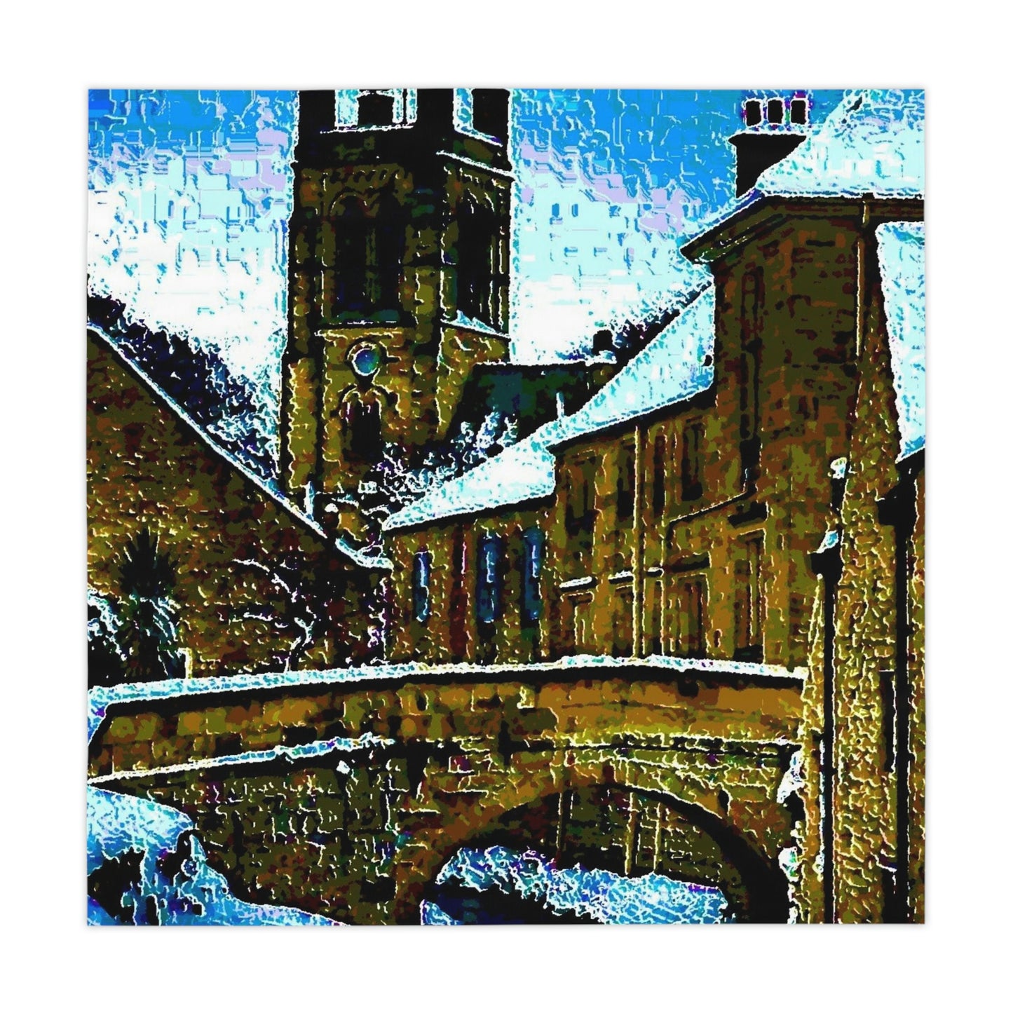 Tablecloth ...  Walikng The Streets & Alleys ... 'Strolling The Canals ... '  ... Original Works  ...