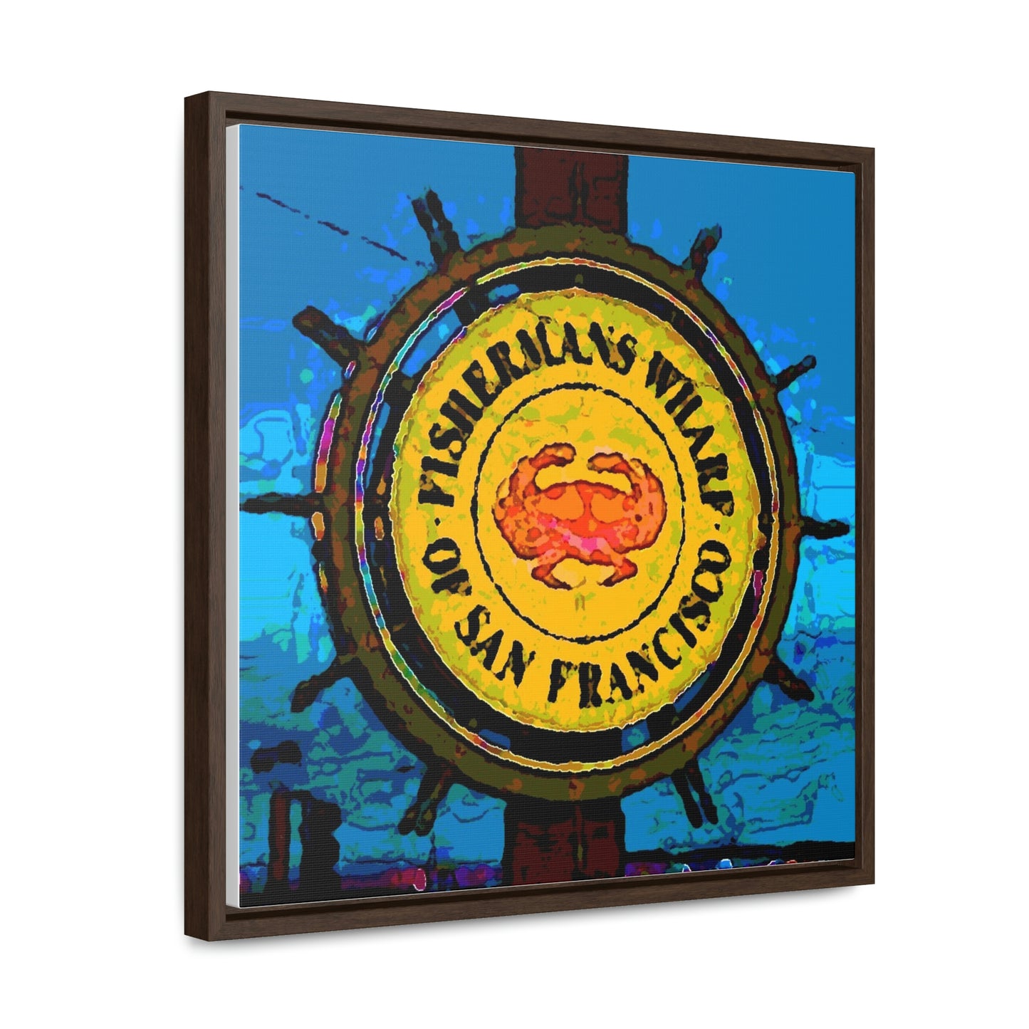 Gallery Canvas Wraps, Square Frame ...  "No.9 Fishermen's Grotto - Fishermen's Wharf, SF, California" ... Family Archives: 1970's ... Original Works ...