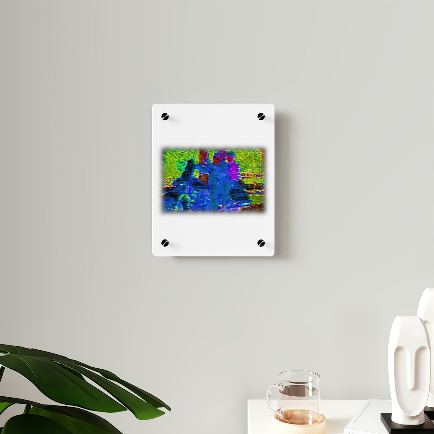Acrylic Wall Art Panels ...  "And 'I' Left His Dead A_s There By The Side-of-The-Road" ... Original Works ... (Grateful Dead: Me-And-My-Uncle)