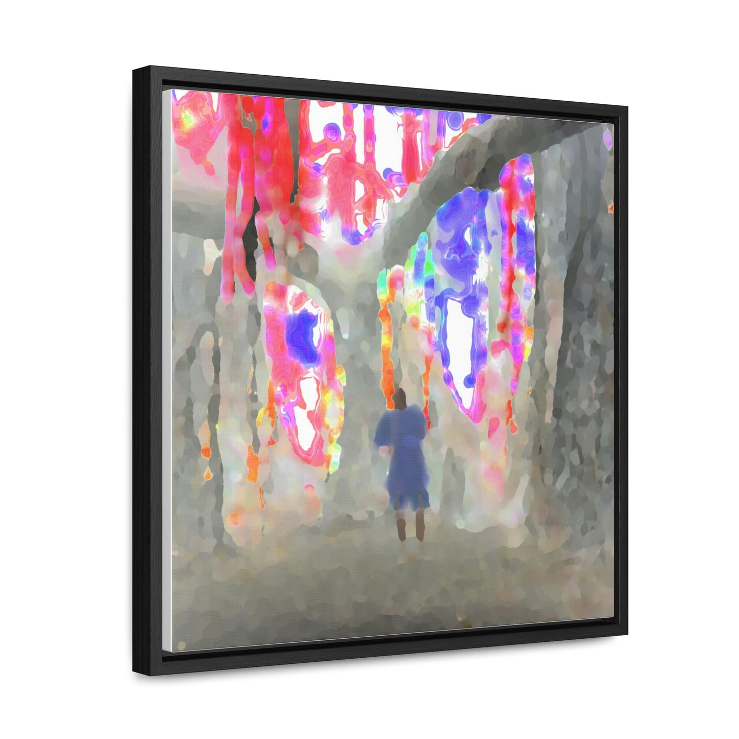 Gallery Canvas Wraps, Square Frame ... 'More' ... Jesuit Philosophy ... "In The Polynesian Banyans ..."